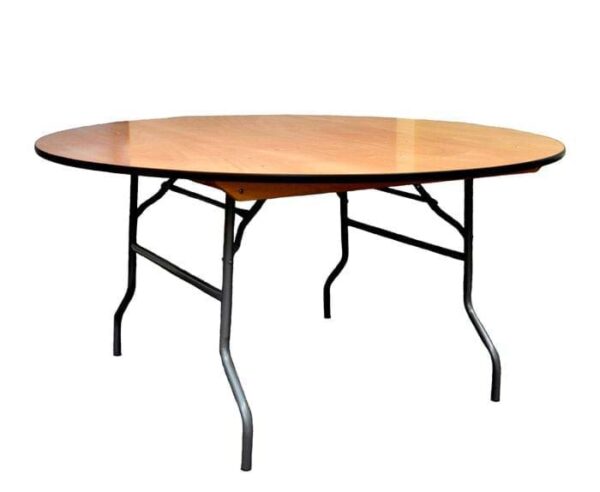 72 Inch Wood Round Table