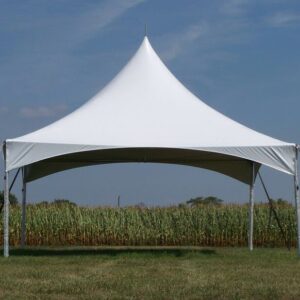 20×20 White High Peak Frame Tent