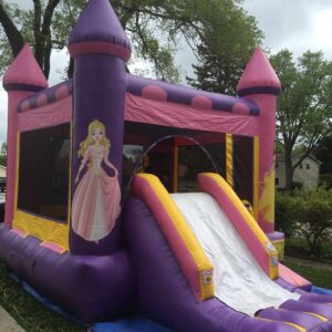 22L x 13 W x 15 H Princess Bouncy House