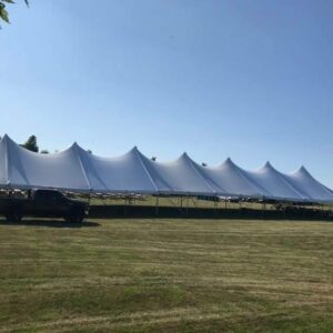 40×160 White High Pick Pole Tent
