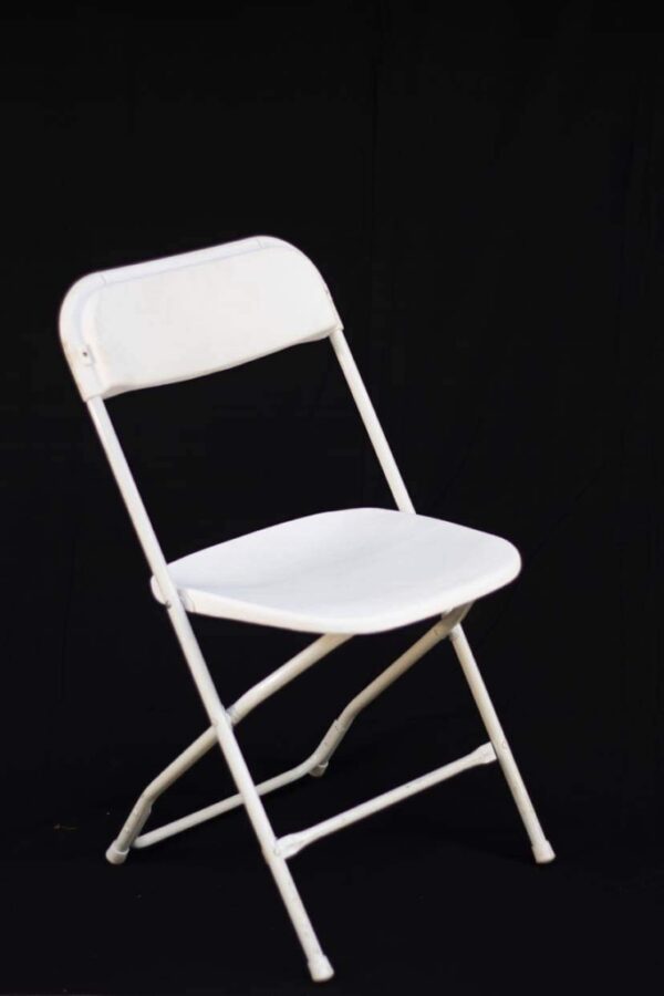 White Regular Folding Chair