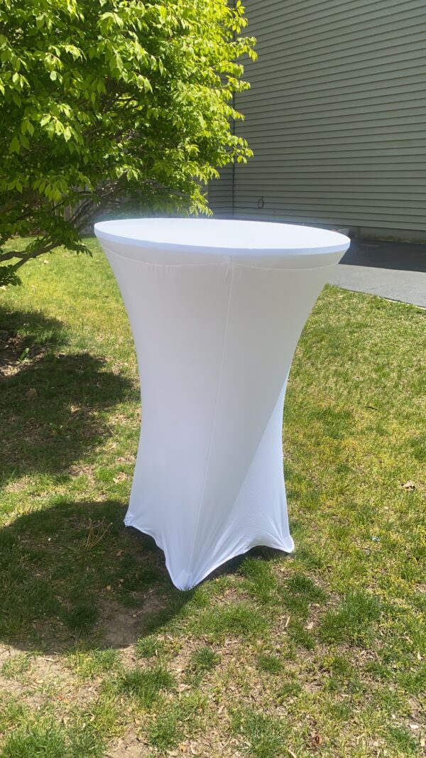 Spandex tablecloth (white)
