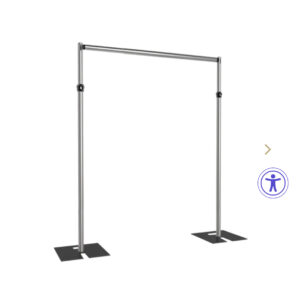 Backdrop  Curtain Frame 10'Hx10'W