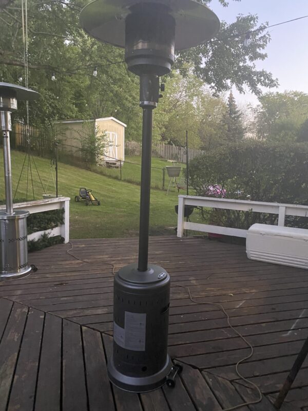 Patio Heater (gas included) 15 lbs tank