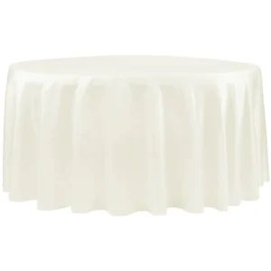Round Table Clothe (Ivory)120″