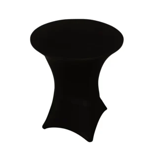 Spandex Tablecloth (black) 36″