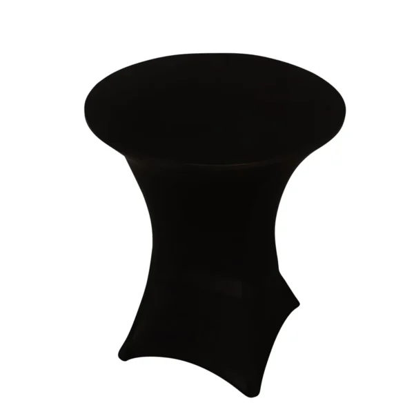 Spandex Tablecloth (black) 36″