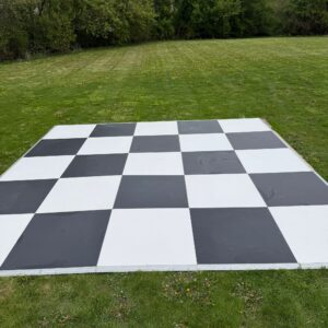 16'x24' Checkered Dance floor