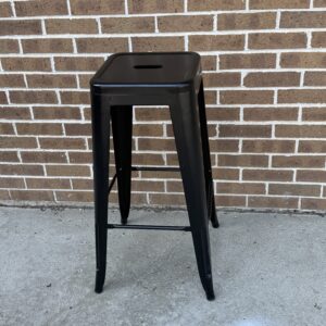 30" Metal Bar Stools (black)