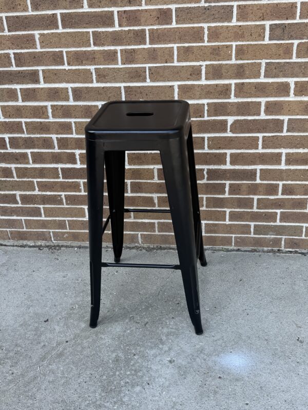 30" Metal Bar Stools (black)