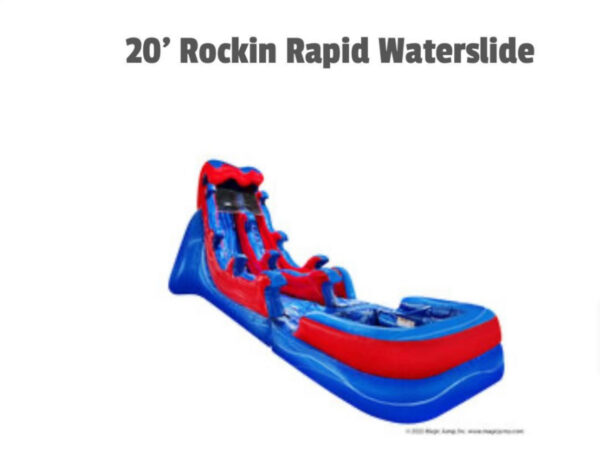 20' Rockin Rapid Water Slide
